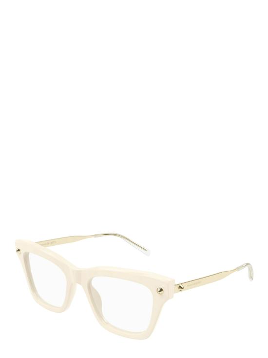 26FW 알렉산더 맥퀸 안경 AM0484O 008 IVORY - ALEXANDER MCQUEEN