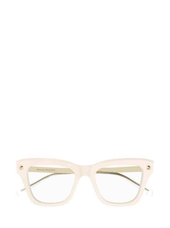 26FW 알렉산더 맥퀸 안경 AM0484O 008 IVORY