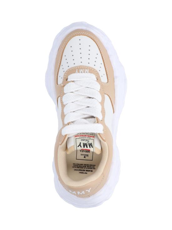  메종 미하라 야스히로 웨인 OG 솔 레더 로우탑 A08FW706 BEG WHT Beige - MAISON MIHARA YASUHIRO