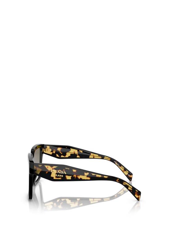 26FW 프라다 스퀘어 선글라스 PR 24ZS 1AB0A7 BLACK - PRADA