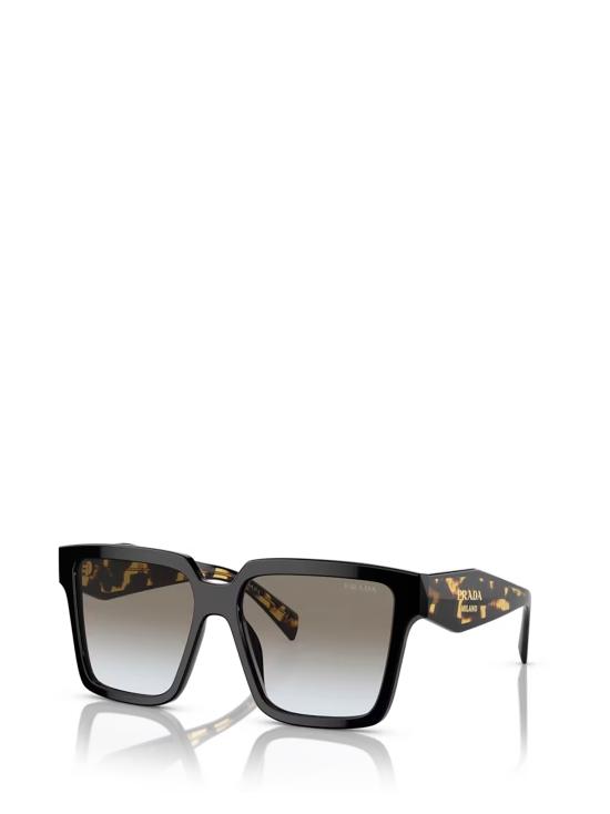 26FW 프라다 스퀘어 선글라스 PR 24ZS 1AB0A7 BLACK - PRADA