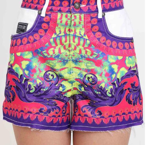  베르사체 스트레이트 팬츠 76HAD54P ES093609 MULTICOLOUR - VERSACE