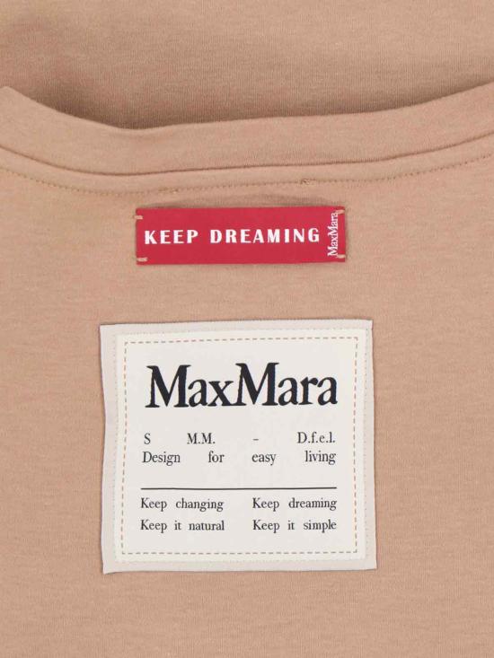 25FW 에스막스마라 반팔 티셔츠 2529976041600 006 Beige - 'S MAX MARA