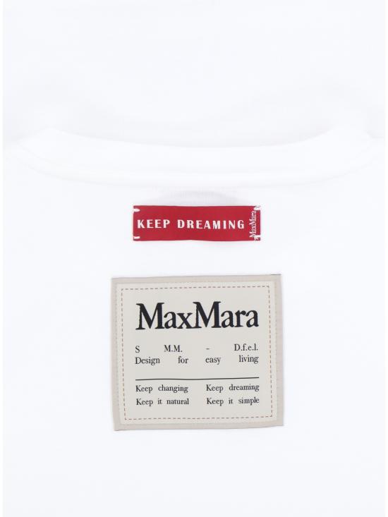 25FW 에스막스마라 반팔 티셔츠 2529976041600 001 White - 'S MAX MARA