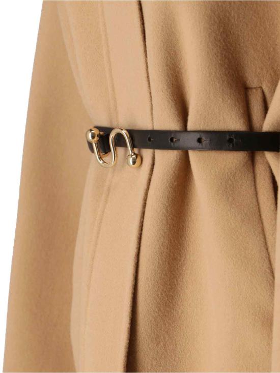 25FW 스포트막스 CANTORE 칸토레 벨티드 울 자켓  2522086031600 001 Beige - SPORTMAX