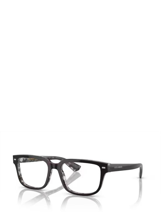 26FW 돌체앤가바나 안경 DG3380 3403 BLACK ON GREY HAVANA - DOLCE & GABBANA