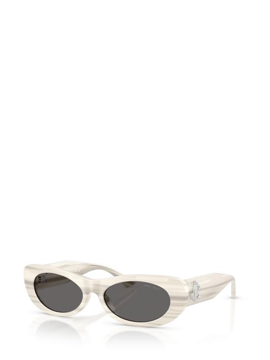 26FW 지미추 선글라스 JC5038BU 506587 STRIPED WHITE - JIMMY CHOO