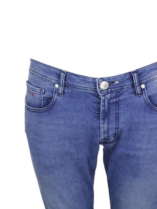 25FW 트라마로사 스트레이트 팬츠 MICHDDBCS BLUE Blue - TRAMAROSSA