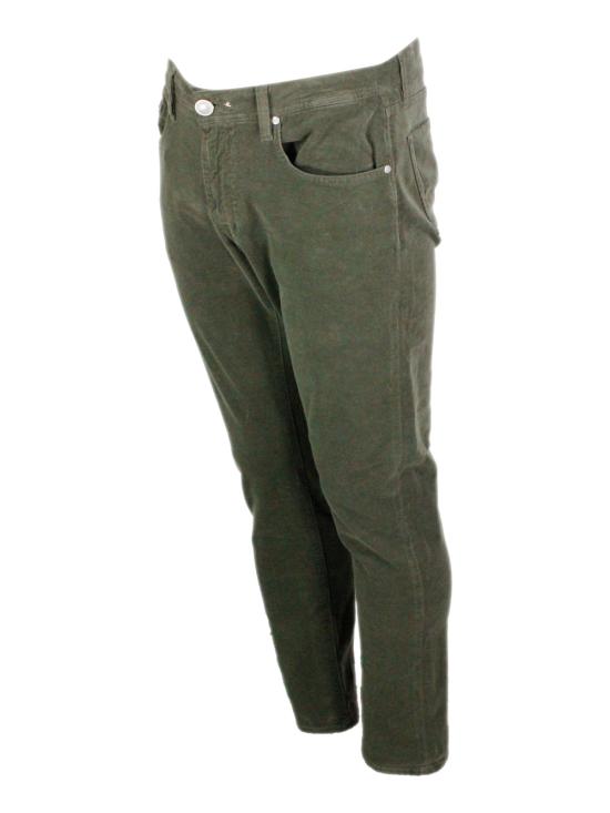 25FW 트라마로사 스트레이트 팬츠 MICHV004 0299 Green - TRAMAROSSA