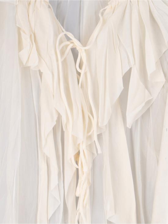 25FW 디젤 블라우스 A18563 0KIBL 1AM White - DIESEL