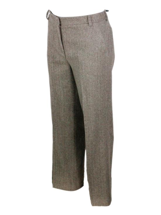 25FW 안토넬리 피렌체 스트레이트 팬츠 PONCE P8120 C229 Brown - ANTONELLI FIRENZE