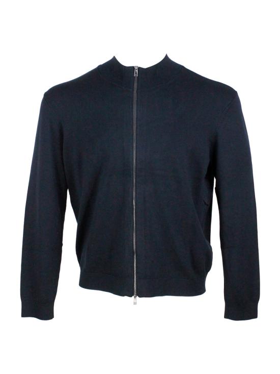 25FW 알마니 집업 니트 XM001279AF10454 UB101 Blue