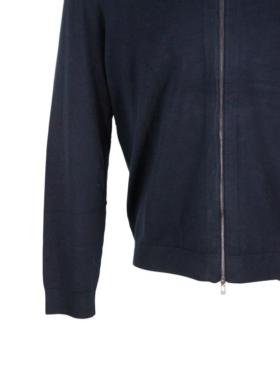 25FW 알마니 집업 니트 XM001279AF10454 UB101 Blue - ARMANI