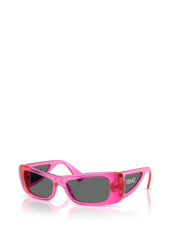26FW 베르사체 선글라스 VE4481 543487 FUCHSIA FLUO TRANSPARENT - VERSACE