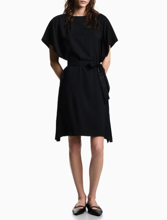 25FW 엠포리오 아르마니 숏 원피스 EW001949AF15978UC001 Black - EMPORIO ARMANI