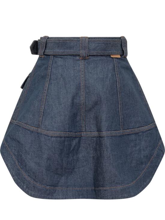 25FW 짐머만 데님 스커트 5289SF25R INK BLUE - ZIMMERMANN