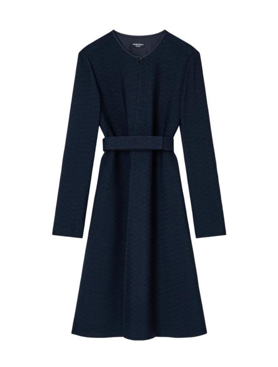 25FW 엠포리오 아르마니 미디 원피스 EW002310TE15812FB212 BLUE