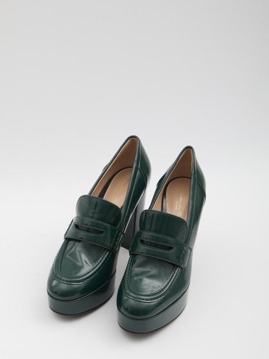 25FW 지안비토로시 뮬/슬리퍼 2400141 G25356 70RIC MALACHITE GREEN - GIANVITO ROSSI