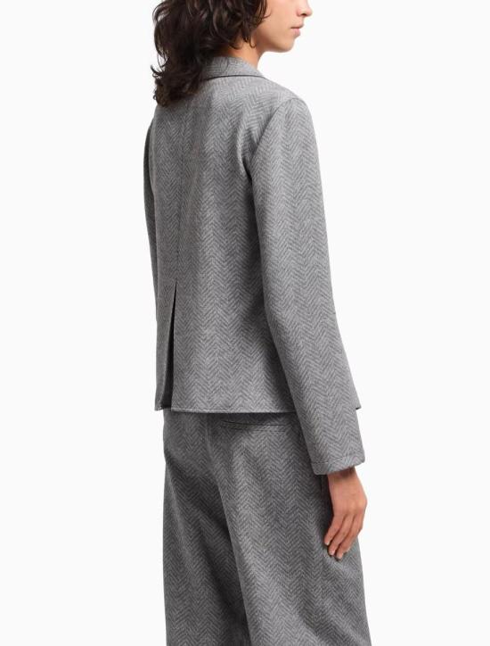 25FW 엠포리오 아르마니 자켓 EW002239TE15783F8055 GREY - EMPORIO ARMANI