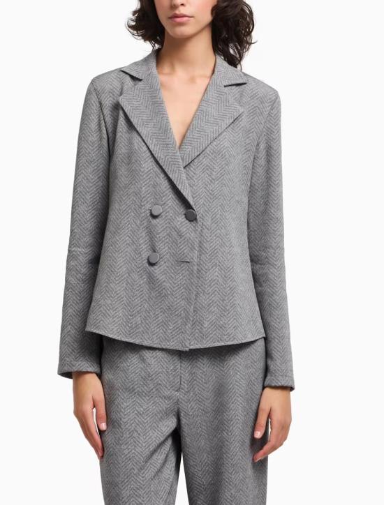 25FW 엠포리오 아르마니 자켓 EW002239TE15783F8055 GREY - EMPORIO ARMANI