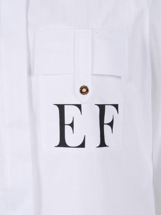 25FW 엘리자베타프랜치 셔츠 CA12156E2 100 238339 WHITE - ELISABETTA FRANCHI