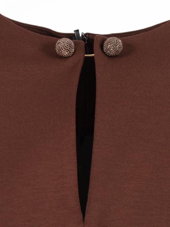 25FW 파비아나 필리피 미디 원피스 ABD215F166L521 1269 238670 BROWN - FABIANA FILIPPI