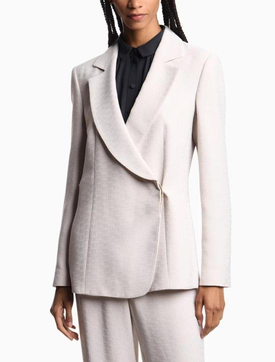 25FW 엠포리오 아르마니 자켓 EW002231TE15812F1028 WHITE - EMPORIO ARMANI