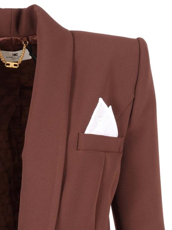 25FW 엘리자베타프랜치 수트 세트 TP00156E2 EA3 238389 BROWN - ELISABETTA FRANCHI