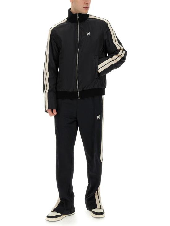  팜앤젤스 집업 니트 PMBD068 R24FAB0011003 Black - PALM ANGELS