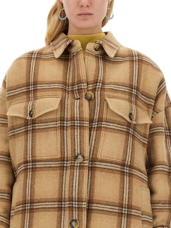  이자벨마랑 코트 MA0248FA B1D06I50CM Beige - ISABEL MARANT