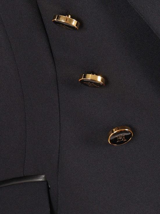 25FW 엘리자베타프랜치 코트 GI17456E2 110 238352 Black - ELISABETTA FRANCHI