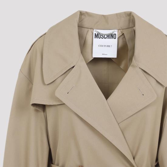 24FW 모스키노 트렌치 코트 242D0608 5419 0081 Beige - MOSCHINO