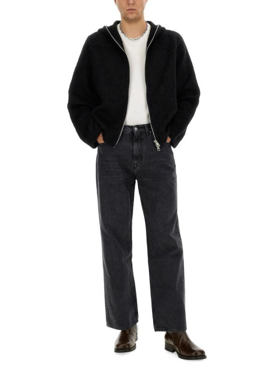 25FW 아워레가시 집업 니트 M4243FBH BLACKHAIRYWOOL Black - OUR LEGACY