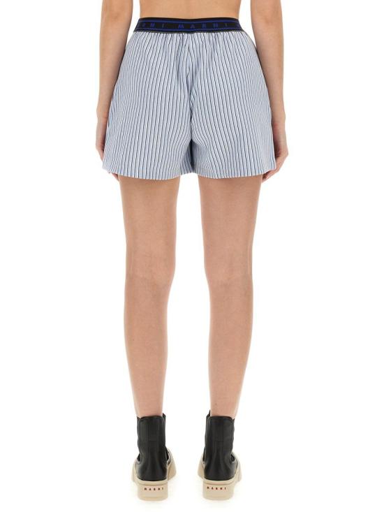  마르니 숏팬츠 PAMA0483A0 UTN913STB48 Blue - MARNI