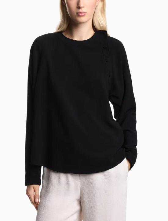 25FW 엠포리오 아르마니 블라우스 EW001963AF15990UC001 Black - EMPORIO ARMANI