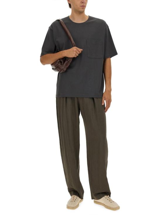 25FW 르메르 반팔 티셔츠 TO1457 LJ1043BK878 GREY - LEMAIRE