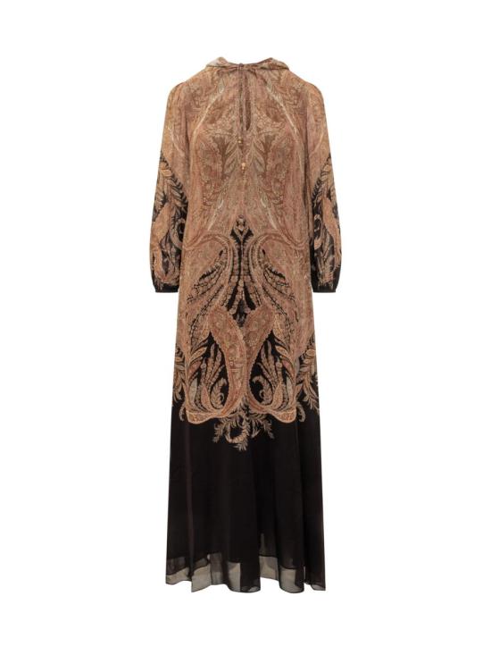 25FW 짐머만 롱 원피스 5207DF251 BLKP MULTICOLOR - ZIMMERMANN