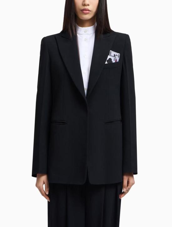 25FW 엠포리오 아르마니 자켓 EW002636TE10419UC001 Black - EMPORIO ARMANI