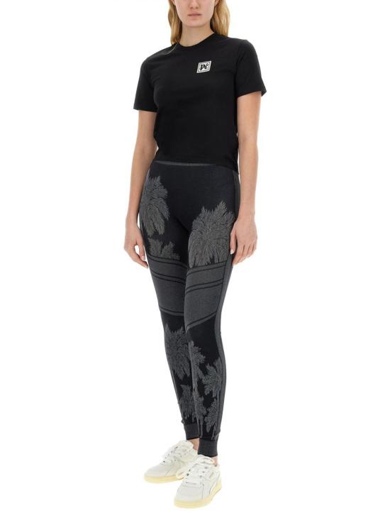  팜앤젤스 반팔 티셔츠 PWAA044 R24JER0021001 Black - PALM ANGELS