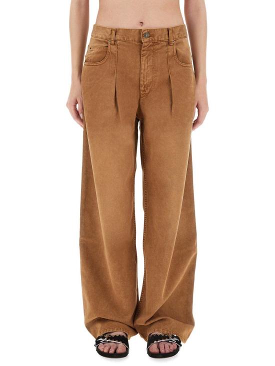 25FW 이자벨마랑 데님 팬츠 PA0554FA B1H07I10OE BROWN