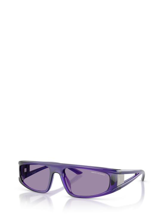 25FW 알마니 선글라스 AX4159SU 8385AK SHINY TRANSPARENT VIOLET - ARMANI