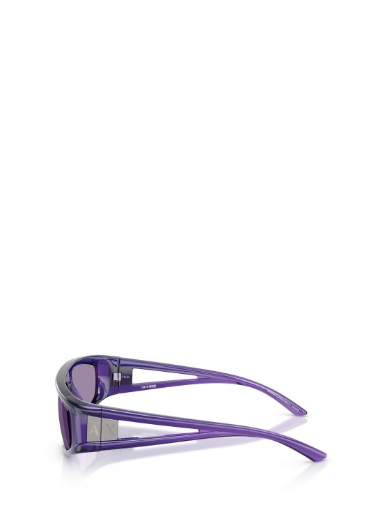 25FW 알마니 선글라스 AX4159SU 8385AK SHINY TRANSPARENT VIOLET - ARMANI