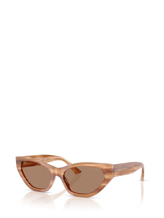 26FW 지미추 선글라스 JC5022B 505573 STRIPED HAVANA GLITTER BROWN - JIMMY CHOO