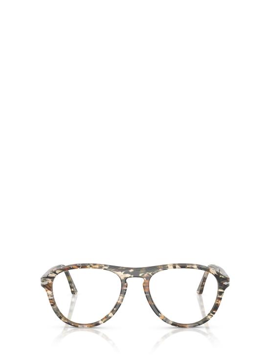 26FW 페르솔 안경 PO3371V 1221 AMBER BROWN PIRATE BLACK