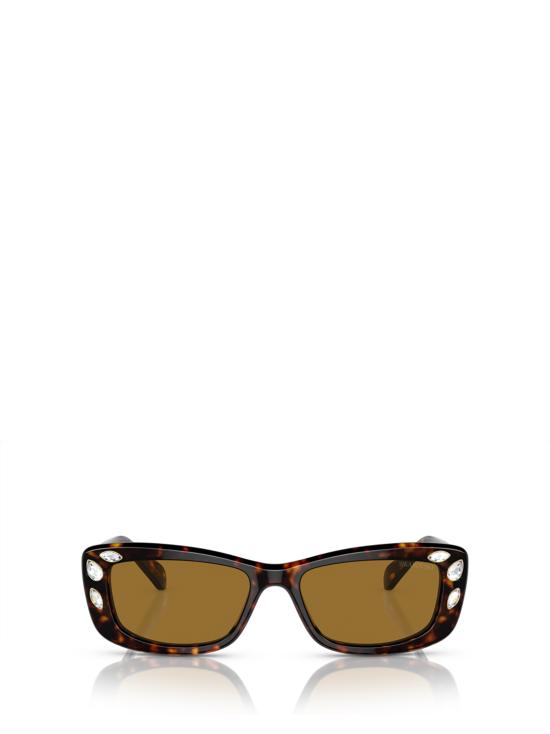 25FW 스와로브스키 선글라스 SK6008 100273 DARK HAVANA