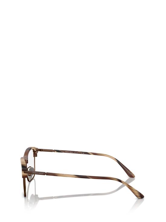 26FW 조르지오 아르마니 안경 AR7262 6065 MATTE BROWN HORN - GIORGIO ARMANI
