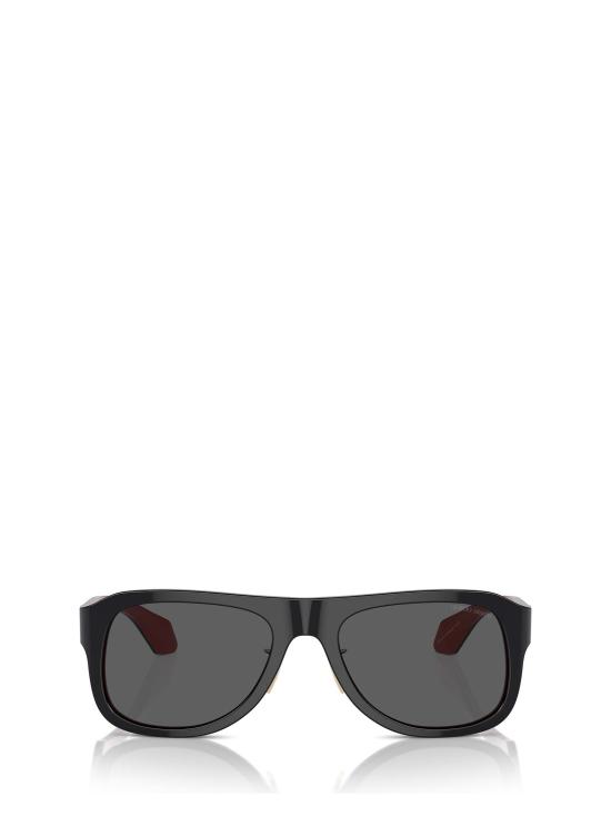 26FW 조르지오 아르마니 선글라스 AR8209 6069B1 BLACK RED INSIDE