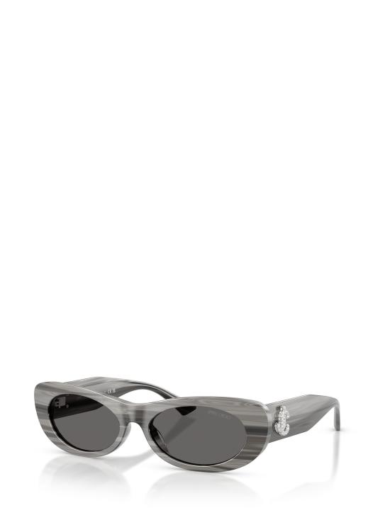 26FW 지미추 선글라스 JC5038BU 506387 STRIPED BLACK - JIMMY CHOO