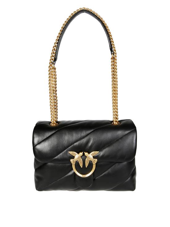 25FW 핑코 숄더백 100038 A0F2 Z99Q NERO