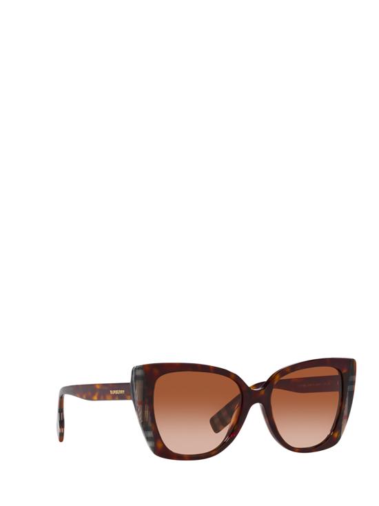 26FW 버버리 선글라스 BE4393 405313 DARK HAVANA CHECK BROWN - BURBERRY